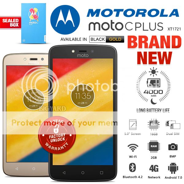Centers smartphone motorola moto c plus 16gb negro desbloqueado dual sim dazen mother